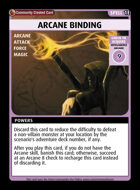 Arcane Binding - Custom Card