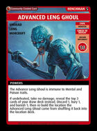 Advanced Leng Ghoul - Custom Card