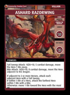 Ashard Razorwing - Custom Card