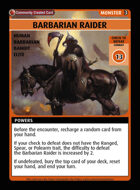 Barbarian Raider - Custom Card