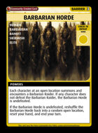 Barbarian Horde - Custom Card