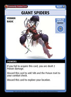 Giant Spiders - Custom Card