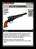Ace Of Diamonds - Custom Card