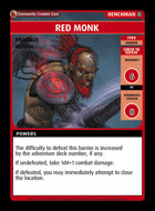 Red Monk - Custom Card
