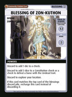 Blessing Of Zon-kuthon - Custom Card