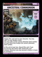 Ancestral Communion - Custom Card