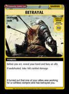 Betrayal - Custom Card