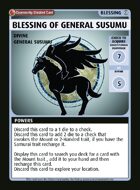 Blessing Of General Susumu - Custom Card