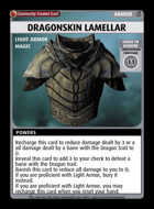 Dragonskin Lamellar - Custom Card