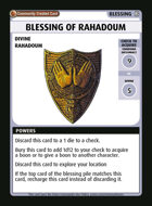 Blessing Of Rahadoum - Custom Card