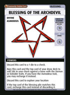 Blessing Of The Archdevil - Custom Card
