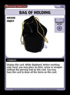 Bag Of Holding - Custom Card