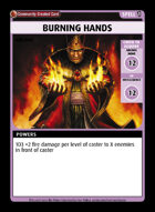 Burning Hands - Custom Card
