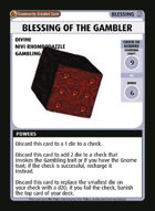 Blessing Of The Gambler - Custom Card