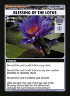Blessing Of The Lotus - Custom Card
