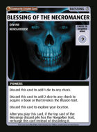 Blessing Of The Necromancer - Custom Card