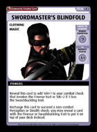 Swordmaster's Blindfold - Custom Card