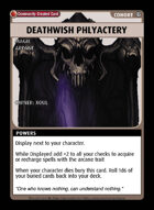 Deathwish Phlyactery - Custom Card