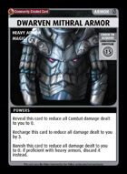 Dwarven Mithral Armor - Custom Card