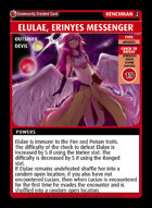 Elulae, Erinyes Messenger - Custom Card