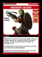 Menador Soldier - Custom Card