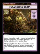 Entangling Roots - Custom Card