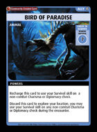 Bird Of Paradise - Custom Card