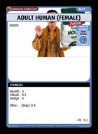 Adult Human (female) - Custom Card