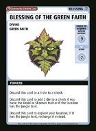 Blessing Of The Green Faith - Custom Card