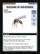Blessing Of Ghlaunder - Custom Card