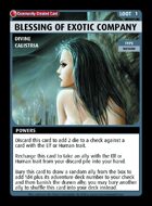 Blessing Of Exotic Company - Custom Card