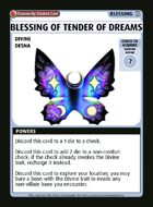 Blessing Of Tender Of Dreams - Custom Card
