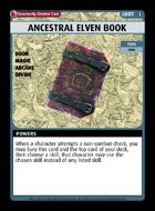 Ancestral Elven Book - Custom Card
