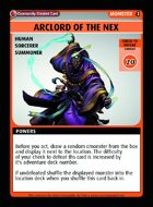 Arclord Of The Nex - Custom Card