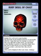 Ruby Skull Of Chast - Custom Card
