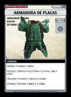 Armadura De Placas - Custom Card