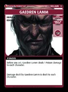 Gaedren Lamm - Custom Card