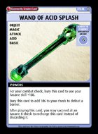 Wand Of Acid Splash - Custom Card