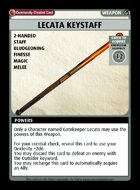Lecata Keystaff - Custom Card