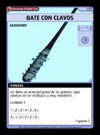 Bate Con Clavos - Custom Card