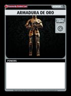 Armadura De Oro - Custom Card