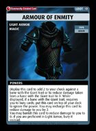 Armour Of Enmity - Custom Card