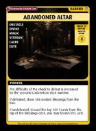 Abandoned Altar - Custom Card