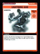 Lightning God - Custom Card