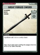 Great Forged Sword - Custom Card