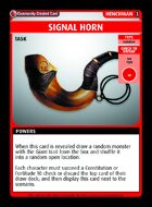 Signal Horn - Custom Card