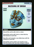 Blessing Of Brigh - Custom Card