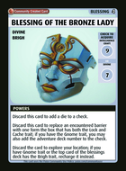 Blessing Of The Bronze Lady - Custom Card