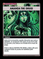 Amanda The Druid - Custom Card