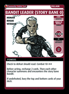 Bandit Leader (story Bane 0) - Custom Card